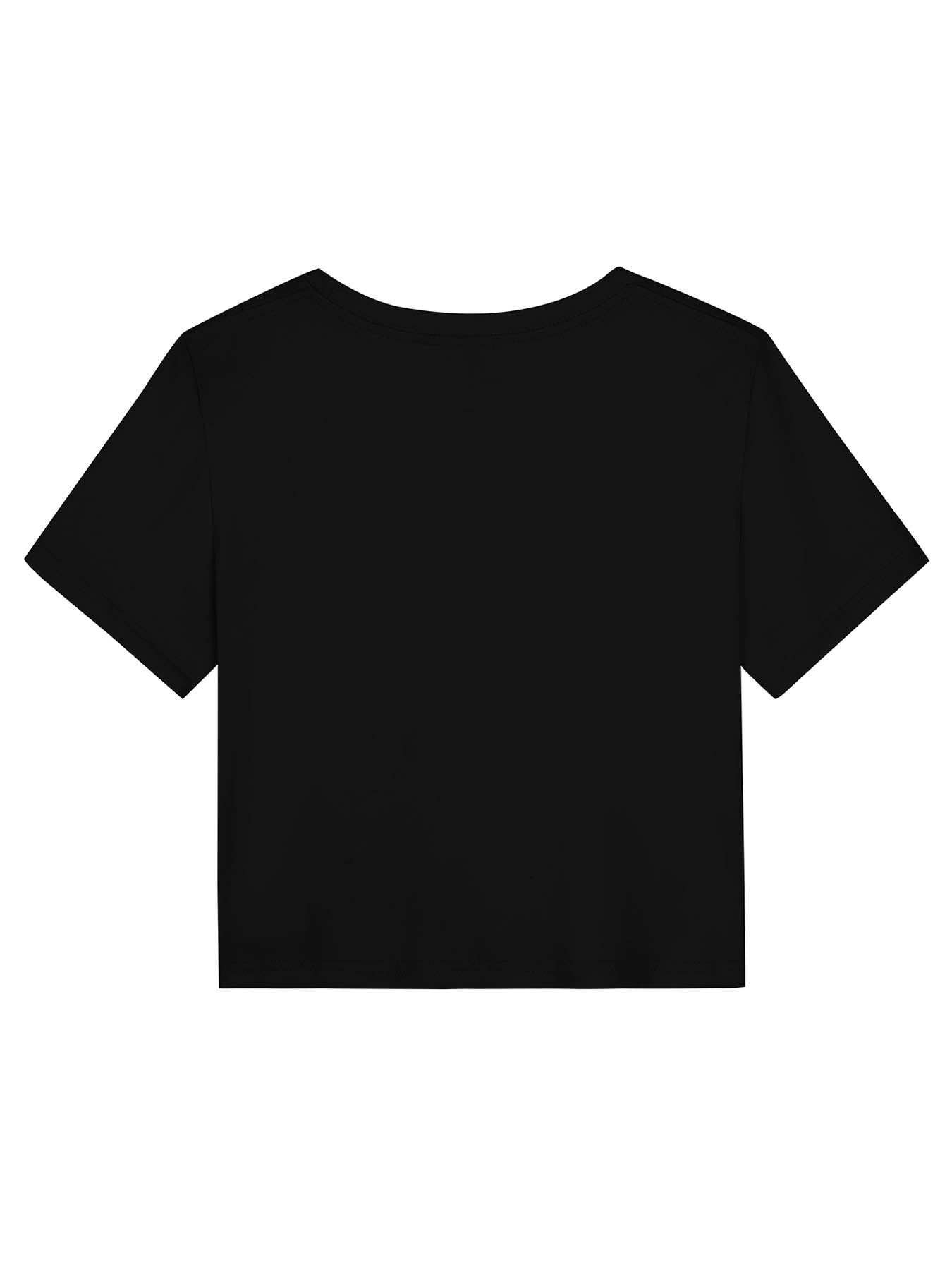 Kpop Demon Hunters Beam Me Up UFO Alien Retro Slogan Women Cropped Tee