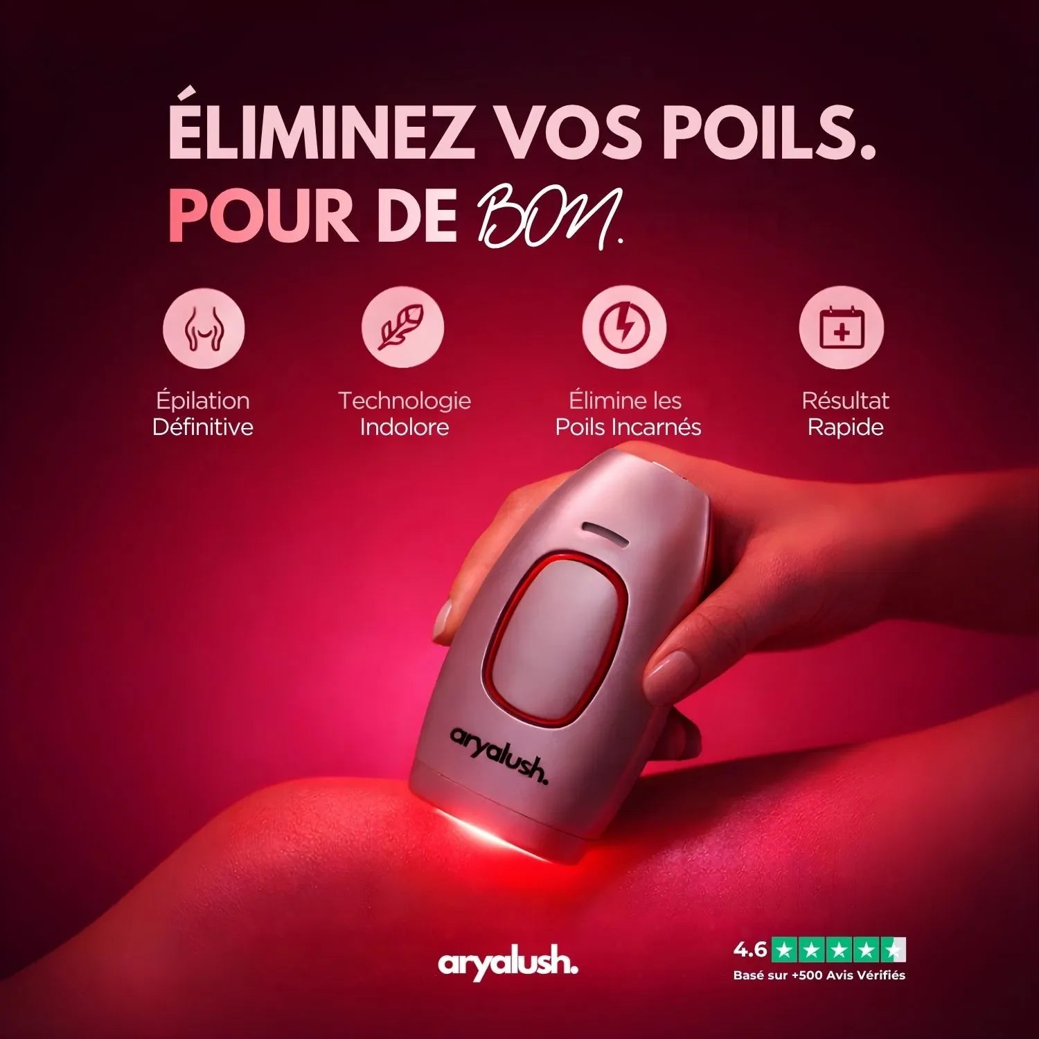IPL Pulse • Épilateur à Lumière Pulsée