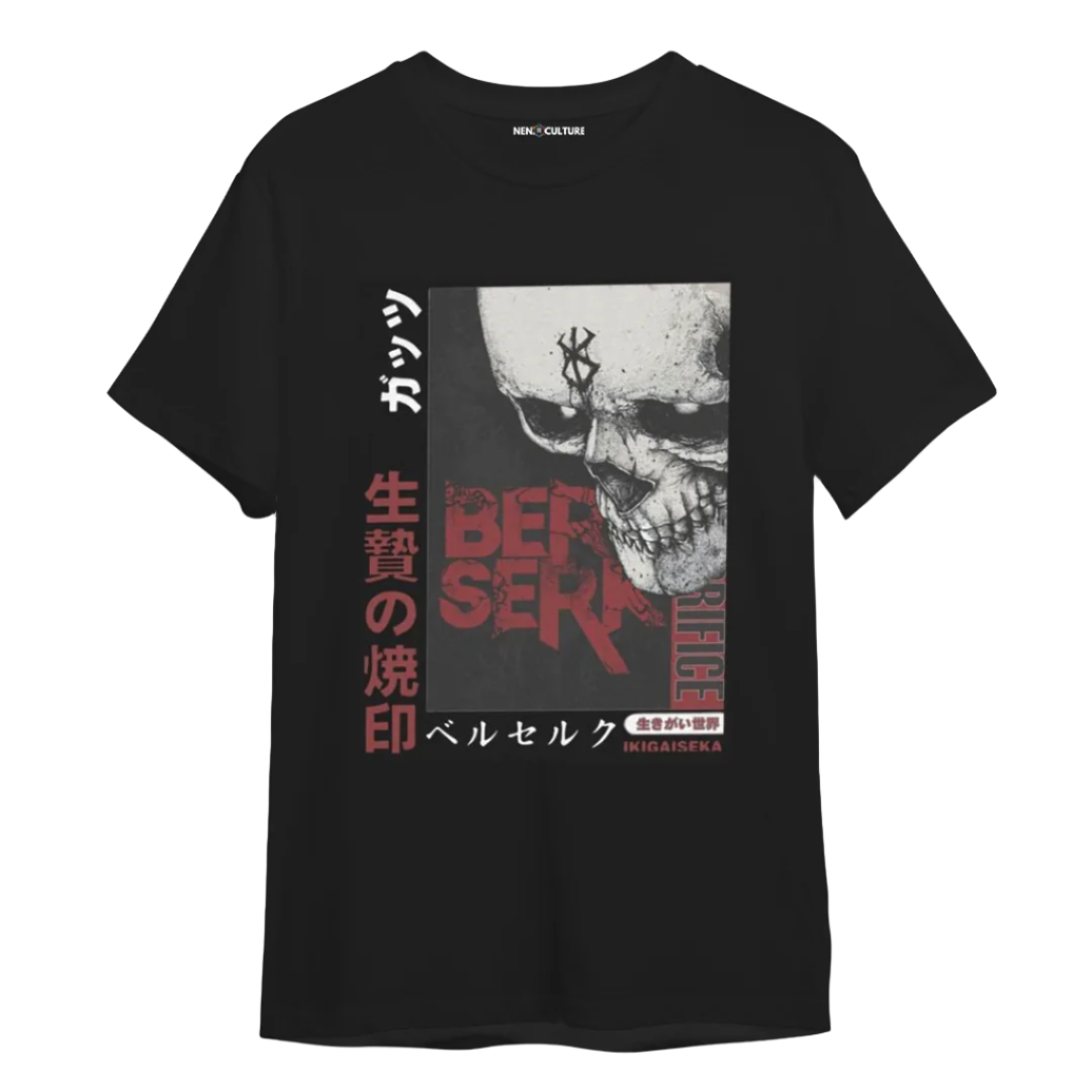 SKULL SIGN OF THE FALLEN OVERSIZE TEE