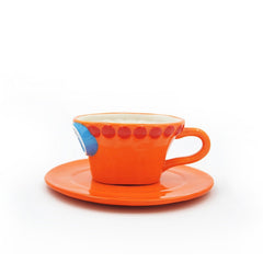 Anime One Piece Luffy Lady'S Coffee Cup And Saucer Cartoon White Porcelain Ceramic Cup Creative Couple Set One Piece Ip