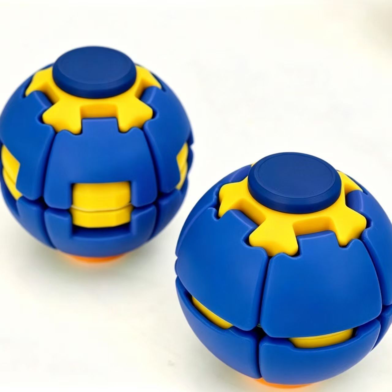 3D Printing Press Rotating Top 3D Printing Toys Halloween Ghost Festival Stress Relief Toys Ornaments Creative Products