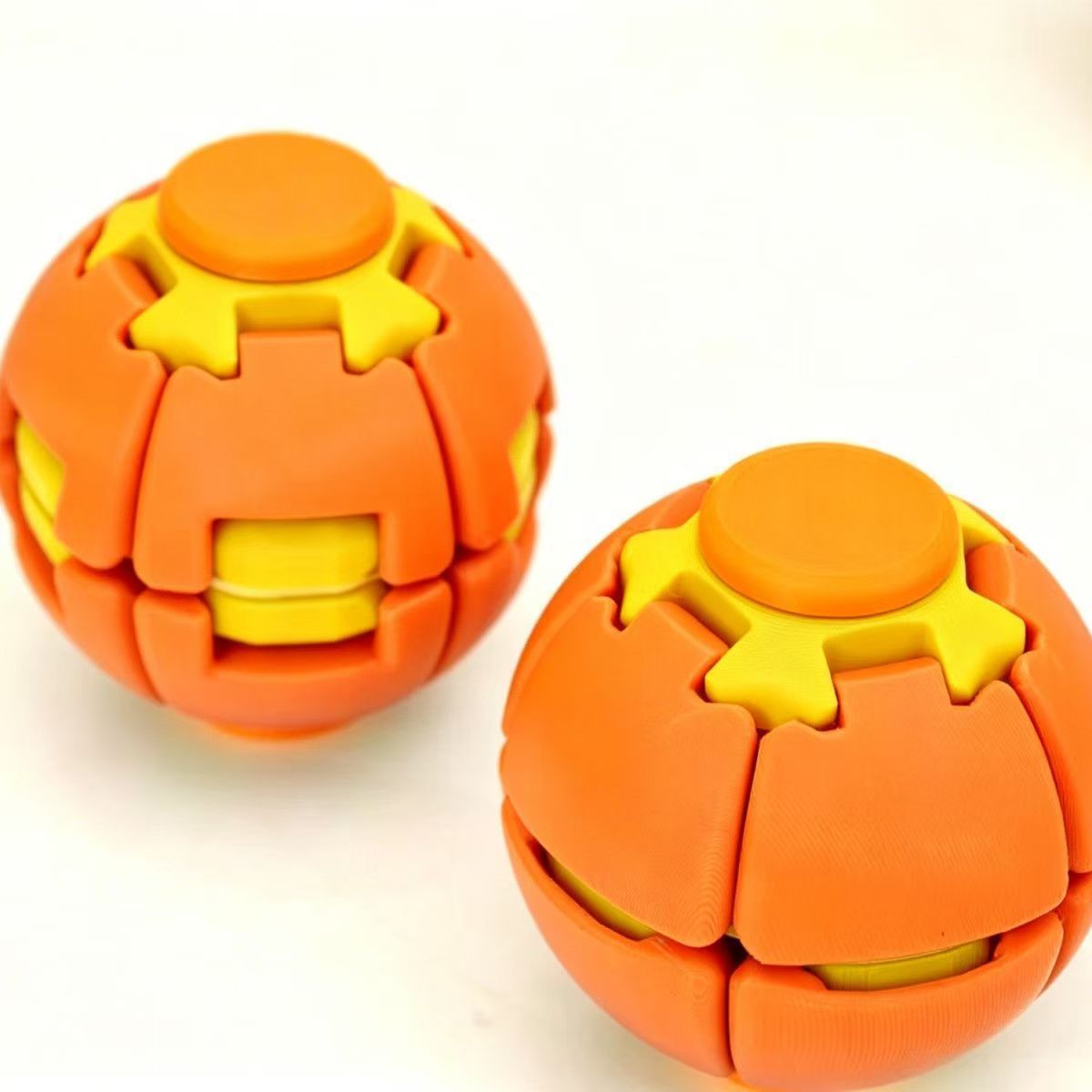 3D Printing Press Rotating Top 3D Printing Toys Halloween Ghost Festival Stress Relief Toys Ornaments Creative Products