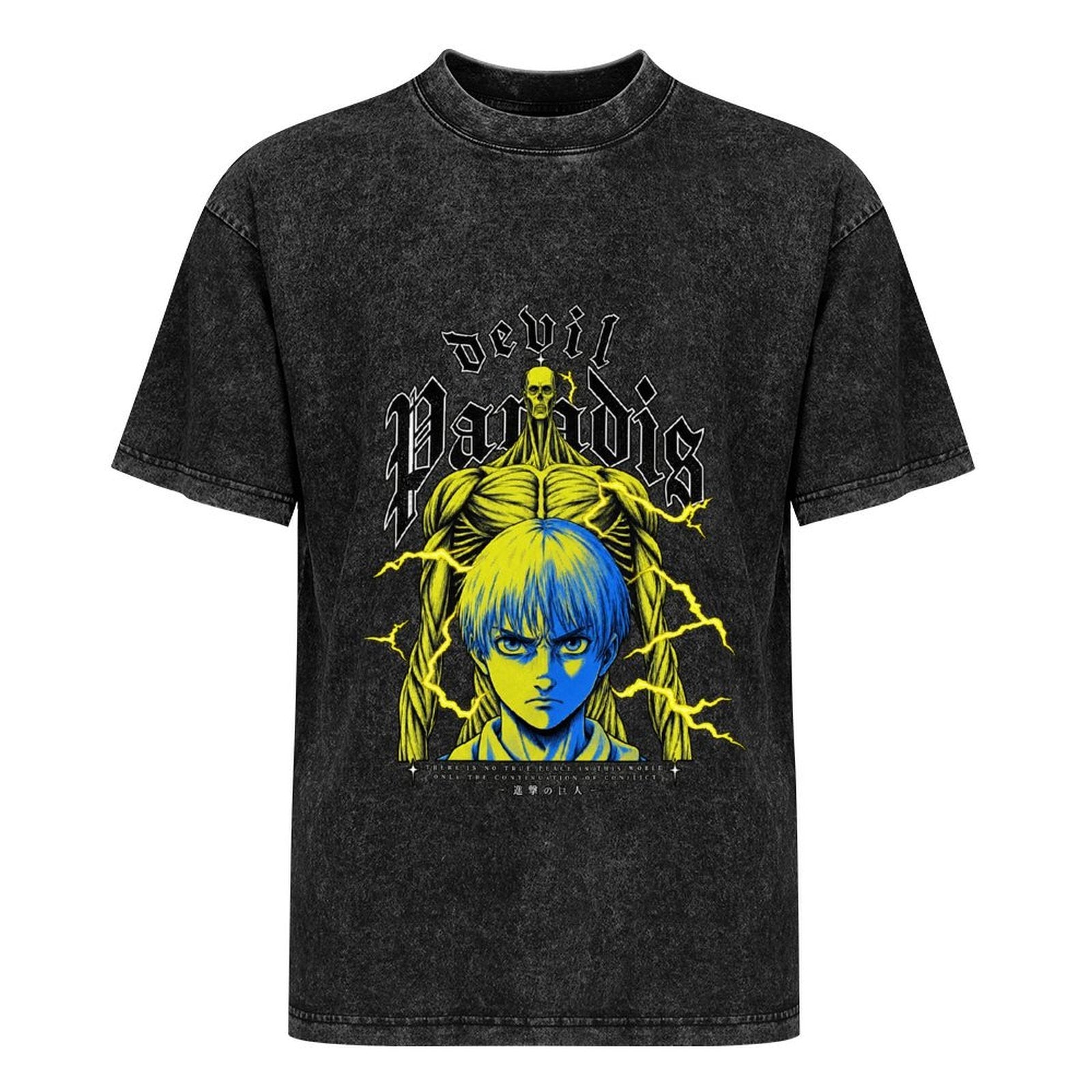 Attack On Titan Armin Colossal Titan Oversized Washed Men Tee
