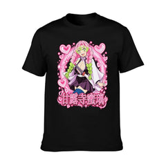 Demon Slayer Mitsuri Kanroji Heart Frame Graphic Oversized Men Tee