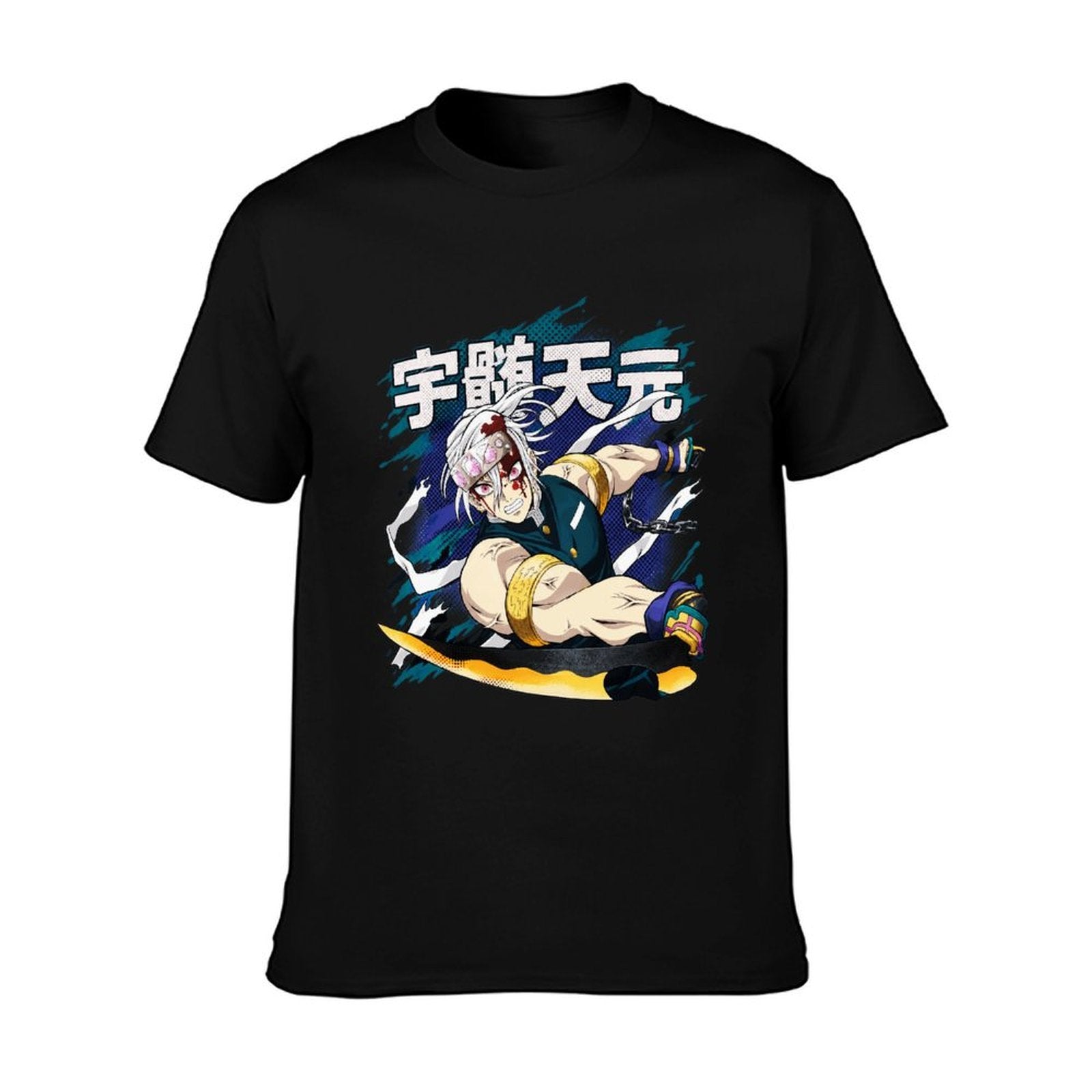 Demon Slayer Tengen Uzui Battle Pose Graphic Men Tee