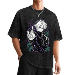 Jujutsu Kaisen Satoru Gojo Vintage Oversized Unisex Tee