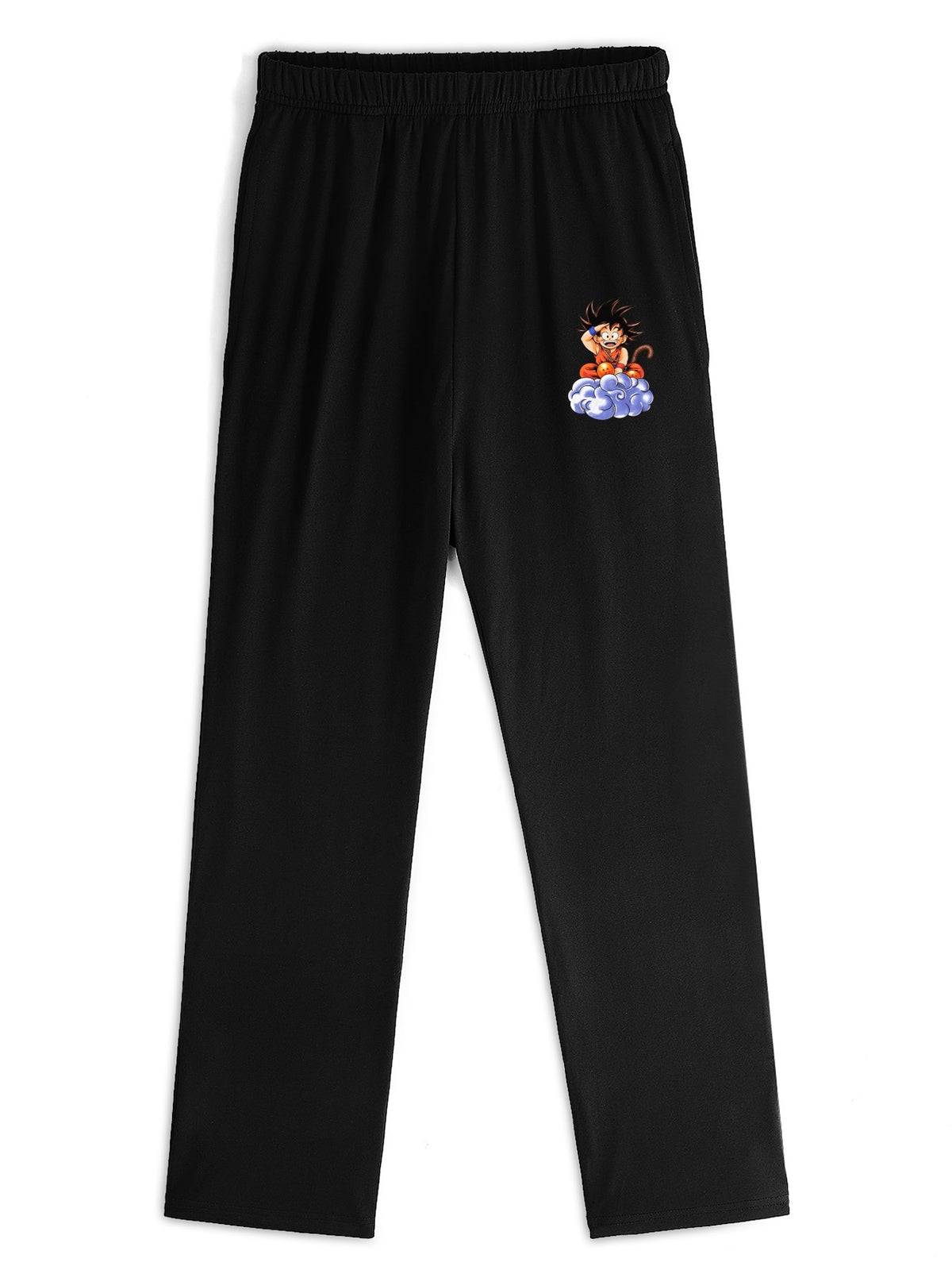 Dragon Ball Cute Chibi Goku Mini‑Print Straight‑Leg Sweatpants