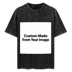 Custom Made Your Own Image Graphic Tee Unisex Vintage Streetwear T-Shirt