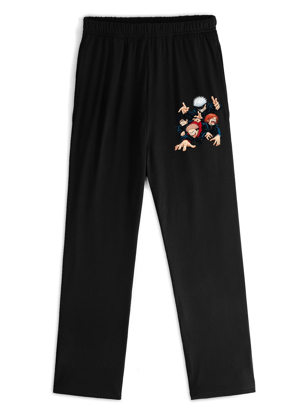 Jujutsu Kaisen Main‑Cast Group Print Casual Sweatpants