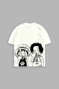 Ace & Luffy Oversize Tee