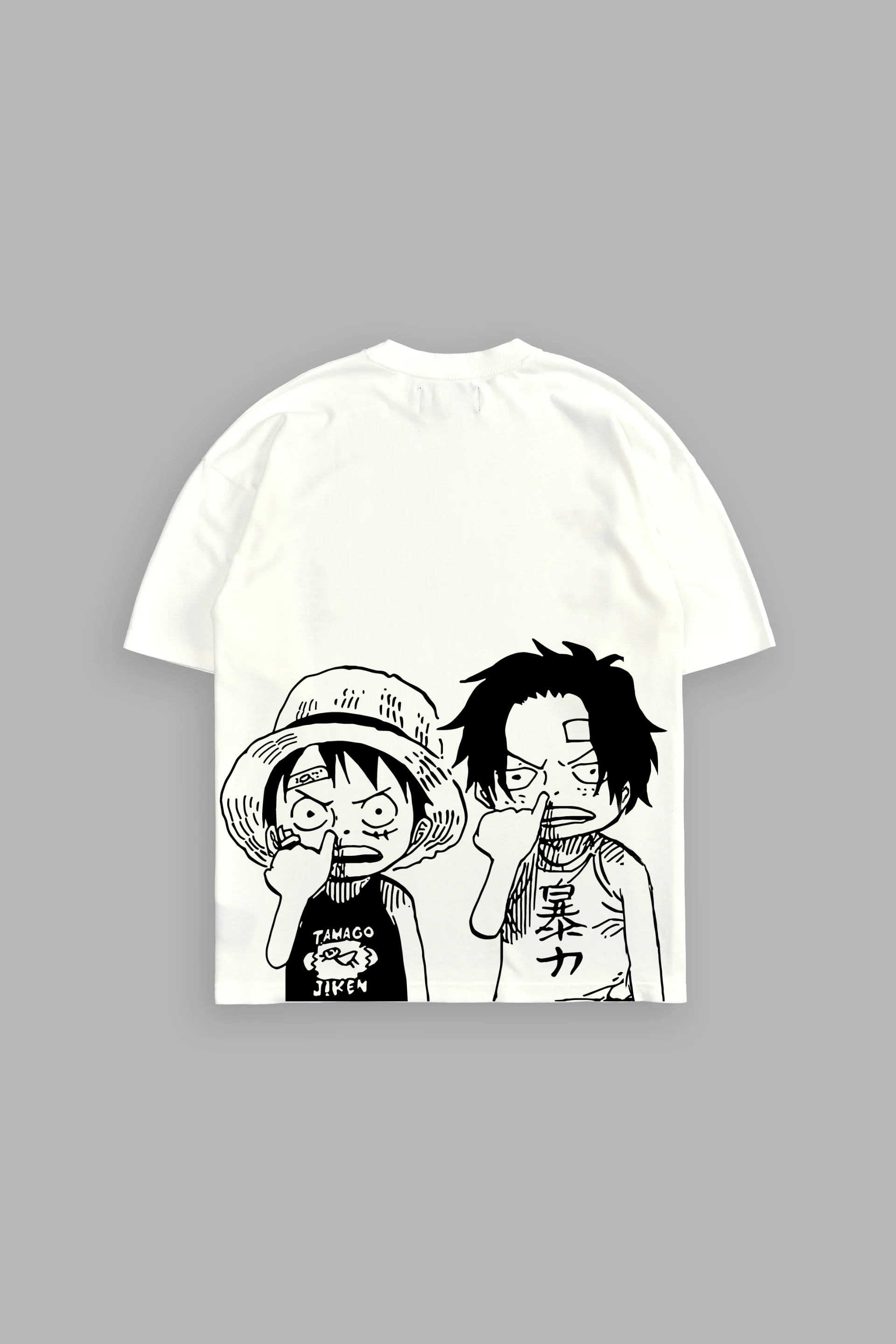 Ace & Luffy Oversize Tee