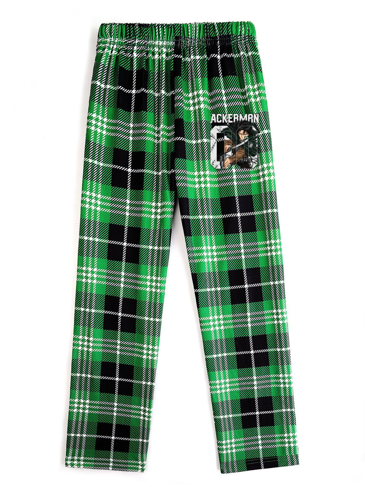 Attack On Titan Mikasa Character‑Print Straight‑Leg Casual Sweatpants