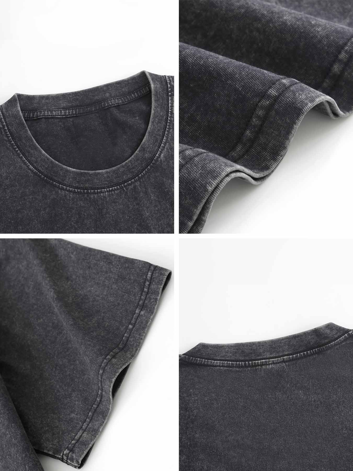 One Piece Whitebeard Printed Washed Short‑Sleeve T‑Shirt