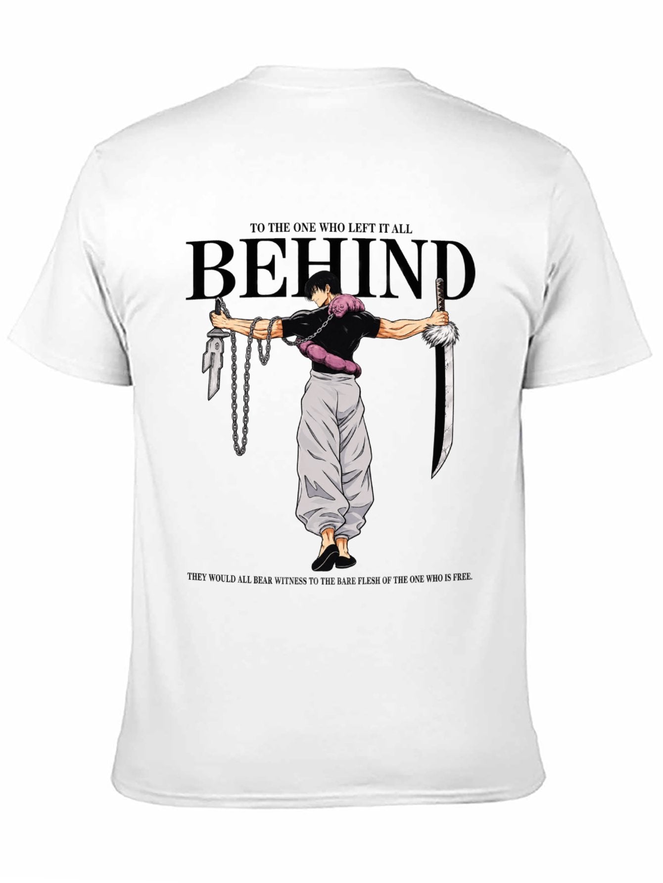 Jujutsu Kaisen Fushiguro Toji Double‑Sided Graphic Anime T‑Shirt