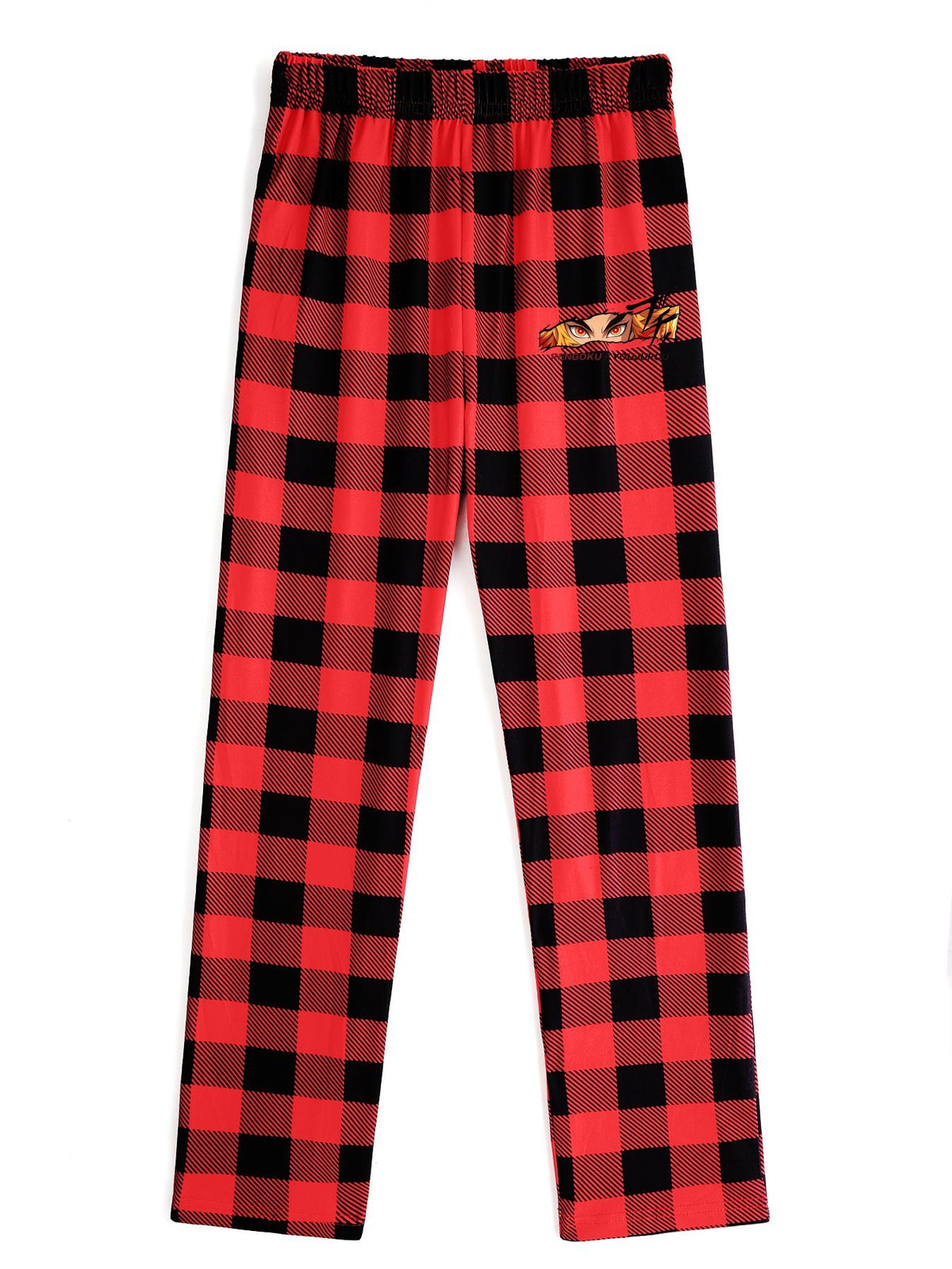 Demon Slayer Flame Hashira Rengoku Kyojuro Straight‑Leg Sweatpants
