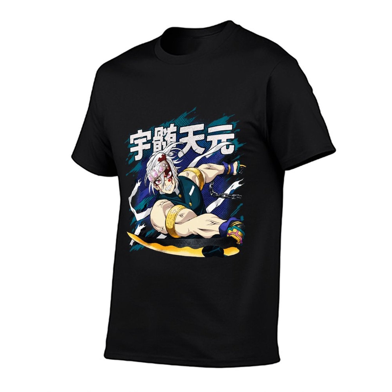 Demon Slayer Tengen Uzui Battle Pose Graphic Men Tee