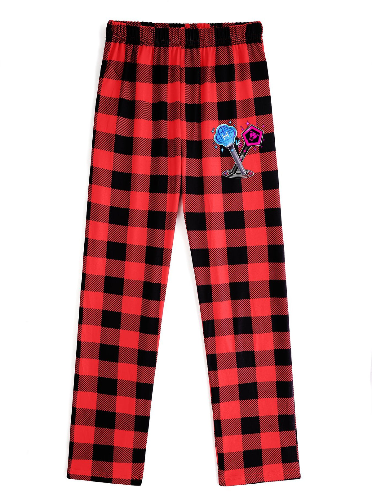 Pop Huntress Squad Dual‑Color Lollipop Straight‑Leg Sweatpants