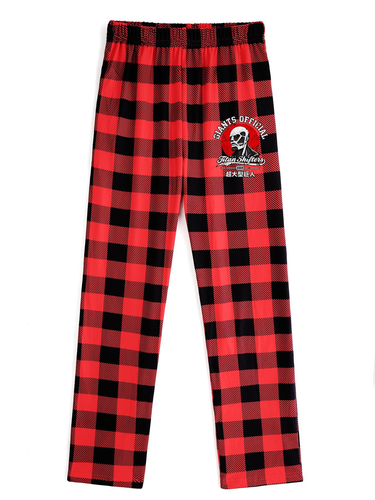 Attack On Titan Vintage Badge Straight‑Leg Sweatpants