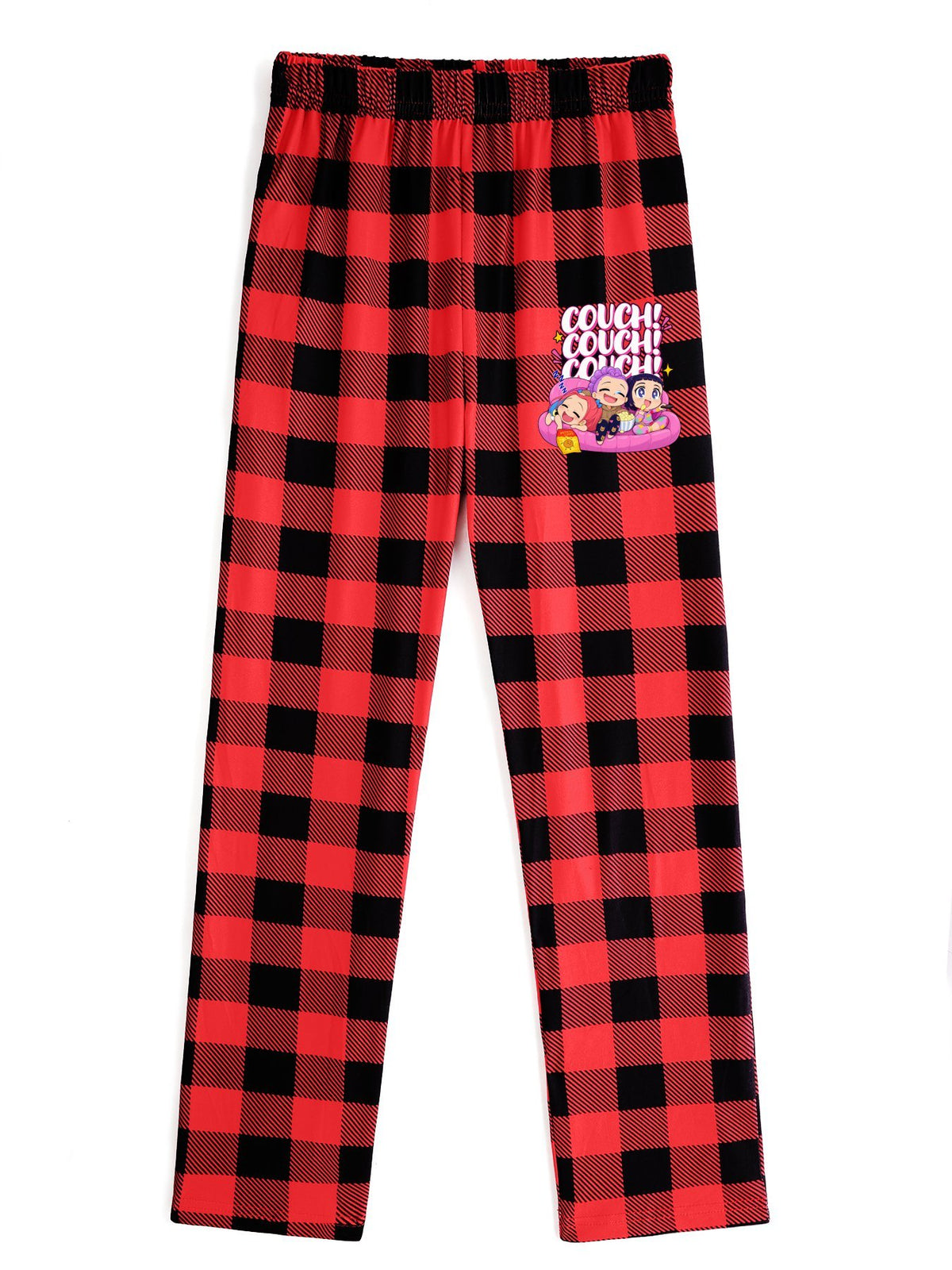 Pop Huntress Squad Colorful Cartoon‑Print Straight‑Leg Sweatpants