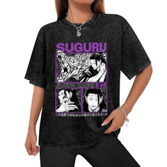 Jujutsu Kaisen Geto Suguru Vintage Oversized Unisex Tee