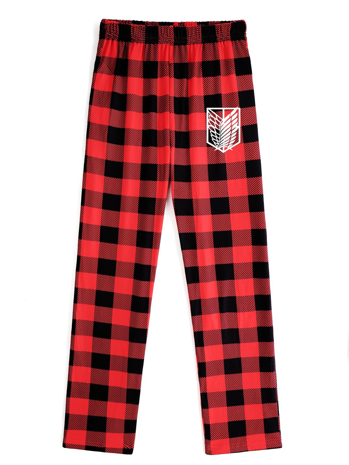 Attack On Titan Survey Corps Emblem Straight‑Leg Lounge Sweatpants
